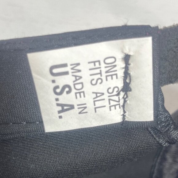 Mobil Delvac Adjustable Baseball Hat Black Embroidered Logo Strap Back Cap - Picture 6 of 7